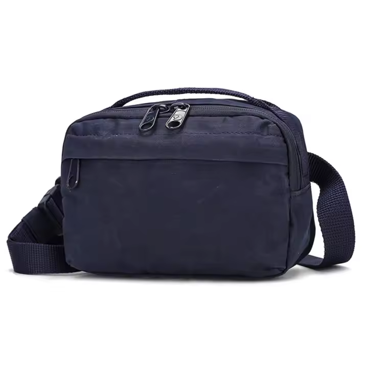 Riñonera deportiva con cierre impreso, bandolera cruzada Horizontal a prueba de salpicaduras, Unisex, novedad de 2025 - 1