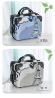 Bolsa de maquillaje pintada colorida para mujer, bolsa de aseo portátil de gran capacidad, bolsa de almacenamiento impermeable simple de viaje de mano de alto valor - details 12