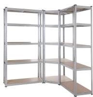 3X Estantería Metálica Esquinera Metal Estante Carga Pesada 875kg/Estante Taller 180x70x40cm - details 5
