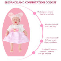 IVITA WG1575 Muñeca Recién Nacida de Silicona 100% Suave y Realista Juguete Educativo para Niños - details 1