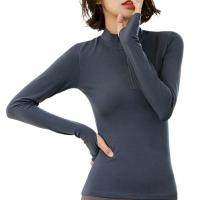 Camiseta de Manga Larga para Mujer Material de Poliéster Ideal para Fitness y Gimnasio Ropa de Yoga - details 9