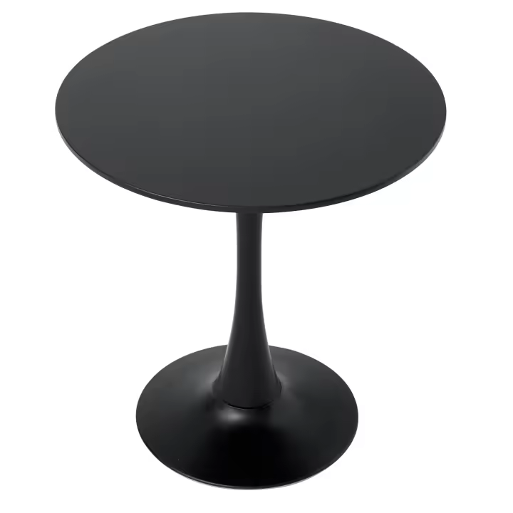Mesa redonda blanca para cocina, comedor, sala de estar, muebles de estilo nórdico moderno, mesa pequeña para balcón, 70CM - 1
