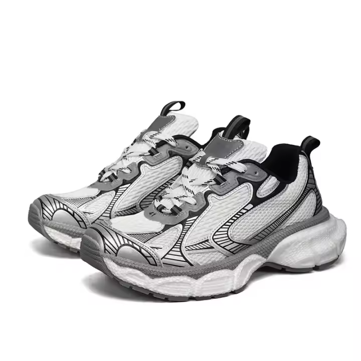 Zapatos de papá Retro, zapatos informales viejos para hombre, nuevas zapatillas transpirables antideslizantes absorbentes de golpes, zapatillas deportivas para correr para papá para mujer - 1