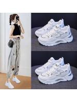 2025 primavera y verano nuevo ins viejo papá zapatos mujer estudiantes cien con suela gruesa zapatillas mujer calle tiro ocio - details 2