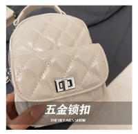 Versión coreana Xiaoxiangfeng Lingge mochila 2025 primavera nueva moda simple estudiante cadena de gama alta bolso de mujer - details 8