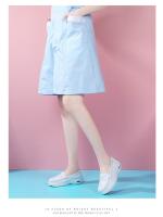 Zapatos de enfermera de cuero genuino con amortiguación de aire, suela suave, antideslizantes, transpirables, para trabajo hospitalario, con suela gruesa, para mujer, 2025 - details 3
