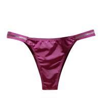 Ropa interior sexy de cintura media sin costuras, sin cuello, de seda fría, con entrepierna de algodón, ropa de mujer - details 1