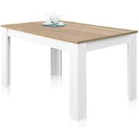 Mesa de Comedor Extensible Acabado Blanco Artik y Roble Modelo Kendra Medidas 123-173 cm x 75 cm x 78 cm - details 6