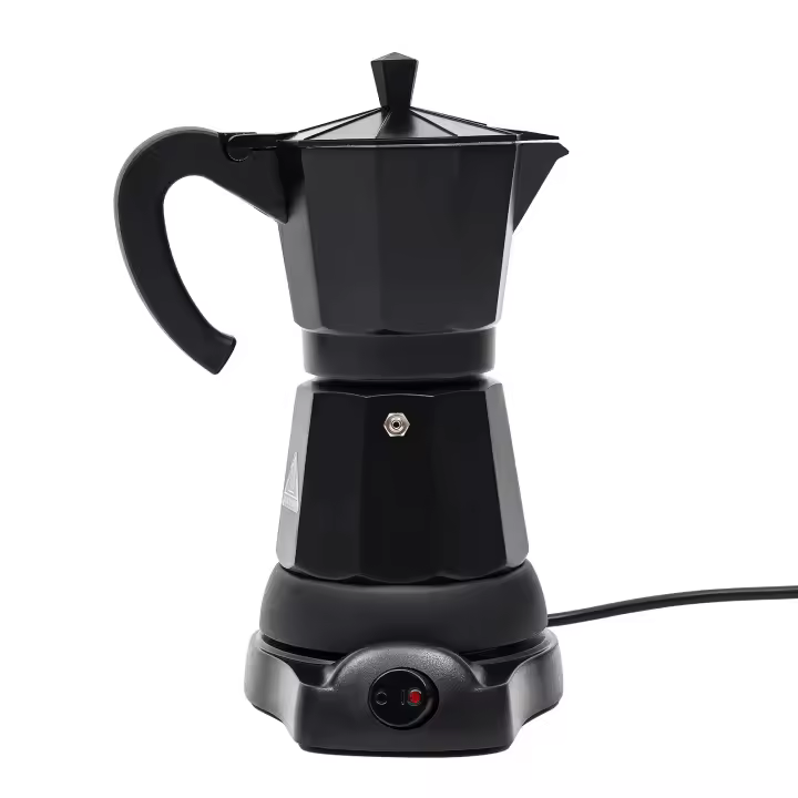 Máquina de Café Eléctrica de Aluminio 300 ml Filtrado Reutilizable Café Mocha Doméstico y Dining - 1