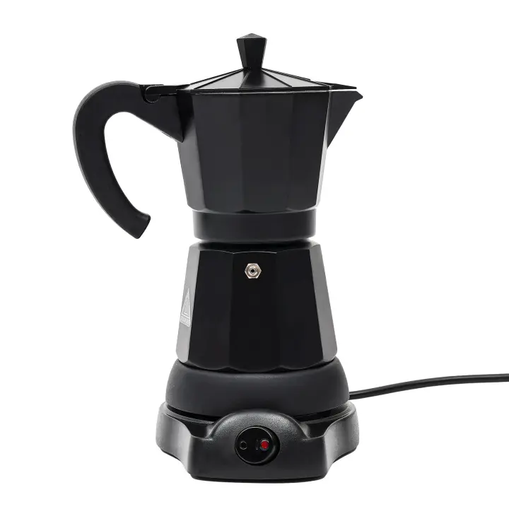 Máquina de Café Eléctrica de Aluminio 300 ml Filtrado Reutilizable Café Mocha Doméstico y Dining - 1