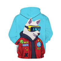 Sudadera con capucha de anime, camisa de béisbol ed, impresión digital 3D, suelta, pareja - details 1
