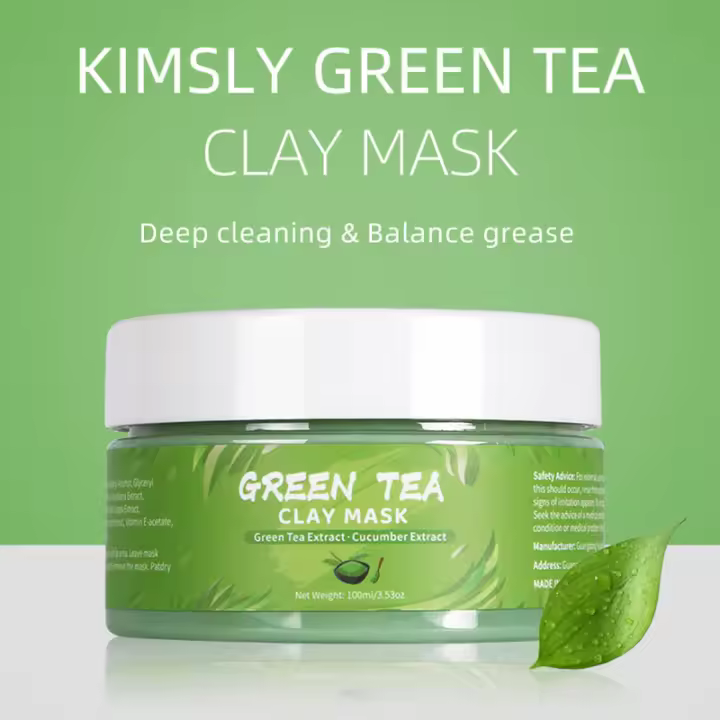Mascarilla Facial de Arcilla de Turmeric Green Tea Rose Avocado Hidratante, Eliminador de Puntos Negros, Blanqueador de Piel Herramientas de Cuidado de la Piel de Belleza - 1