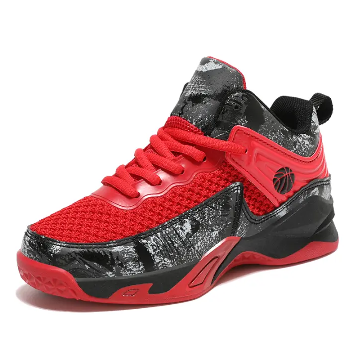 Zapatos de marca para niños, zapatos de baloncesto de alta calidad a la moda para niños, zapatos deportivos antideslizantes, zapatos deportivos de tenis para niños, zapatos para correr de fondo suave - 1