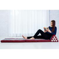 Cómodo Colchón De Suelo con Cojín De Lectura, Futón Japonés, Cama Plegable O Esterilla De Masaje Tailandés, 170 x 53 cm, Azul Claro - details 60