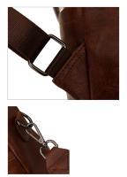 Mochila de cuero para mujer, diseño de moda, bolsos de hombro para mujer, mochila de viaje - details 8