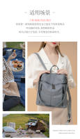 Mochilas para mujer, bolsas de libros informales, bolsas traseras de moda para mujer, bolsa de viaje impermeable, diseño Vertical de gran capacidad, antirrobo - details 4