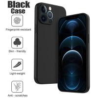 Funda de teléfono negra a prueba de golpes para iPhone 16 15 Pro Fundas para iphone 11 12 13 14 Pro Max 15 Plus funda protectora trasera para cámara - details 0