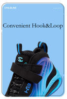 Zapatos de baloncesto antideslizantes para niños, zapatos deportivos de cuero impermeables, cómodos zapatos atléticos de entrenamiento de gimnasia, Zapatillas altas para niños - details 6