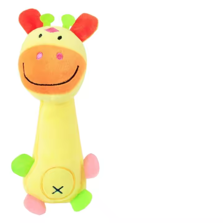 Juguete de Peluche Silencioso Juguete Mordedor de Perro con Dientes de Limpieza - 1