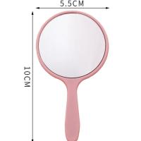 Espejo de maquillaje de mano, espejo de tocador redondo con mango, espejo compacto de mano, espejo cosmético para mujer, 1 ud. - details 7