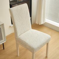 Funda de silla Jacquard para comedor, banquete de boda, Protector elástico para silla, 1 pieza, funda para silla, lavable, fácil cuidado - details 2