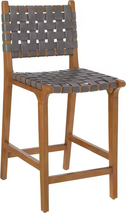 Taburete de bar giratorio con respaldo, taburete de bar acolchado de altura, taburete de bar de madera de 30 pulgadas para isla de cocina, negro - 1
