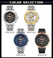 Reloj informal versátil de lujo para hombre, reloj de cuarzo resistente al agua con pantalla luminosa y banda de acero inoxidable - details 2