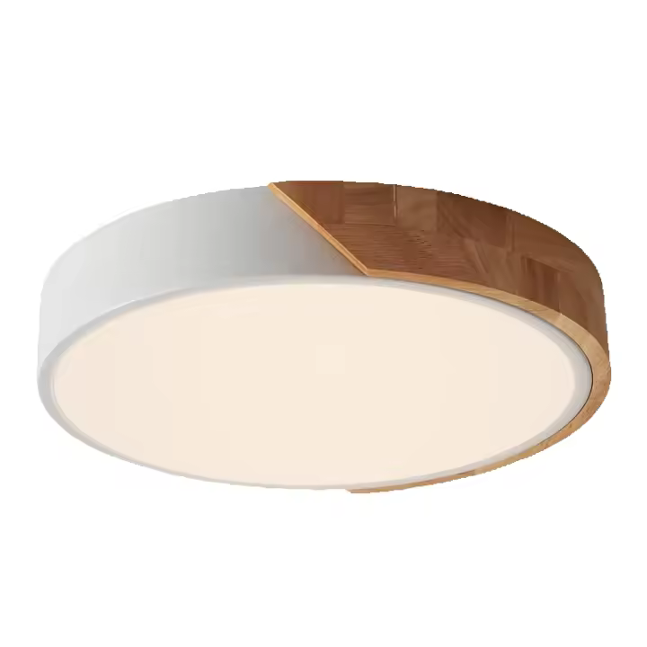 Goeco Iluminación Nórdica Moderna de Techo LED 30W, Luz Neutra, Montaje Semi-Flush, Eficiencia de Energía - 1