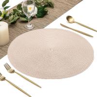 Manteles de Cocina de Disfraz de Brazo 6PCS Tapetes Redondos Beige para Mesa de Comedor - details 4