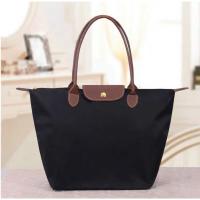 Bolso plegable de nylon con asa superior para mujer，estilo clásico，tamaño 42*27*19CM - details 5