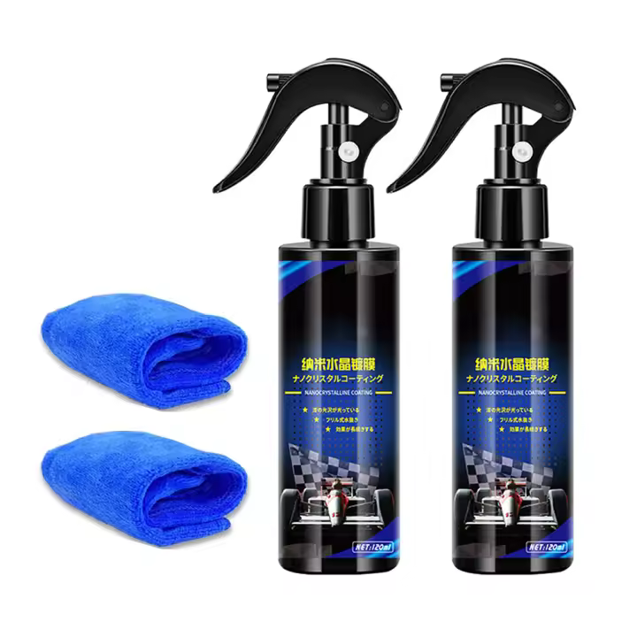 Kit de Cuidado del Coche de Vidrio Nano 9H Brillante Agente de Pulido para Coche - 1