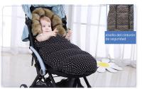 Saco de Dormir para Bebés de Invierno, Acolchado con Algodón de Alta Elasticidad, Doble Cara de Felpa, Ideal para Cochecitos y R - details 13