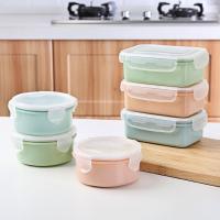 Fiambrera con tapas herméticas, 1 piezas, contenedor de almacenamiento de alimentos, fiambrera segura para microondas, sin BPA, a prueba de fugas - details 0