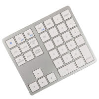 Teclado numérico inalámbrico ultradelgado con Bluetooth 2,4G, teclado numérico recargable por USB para IOS y Android, teclado Digital para ventana - details 9
