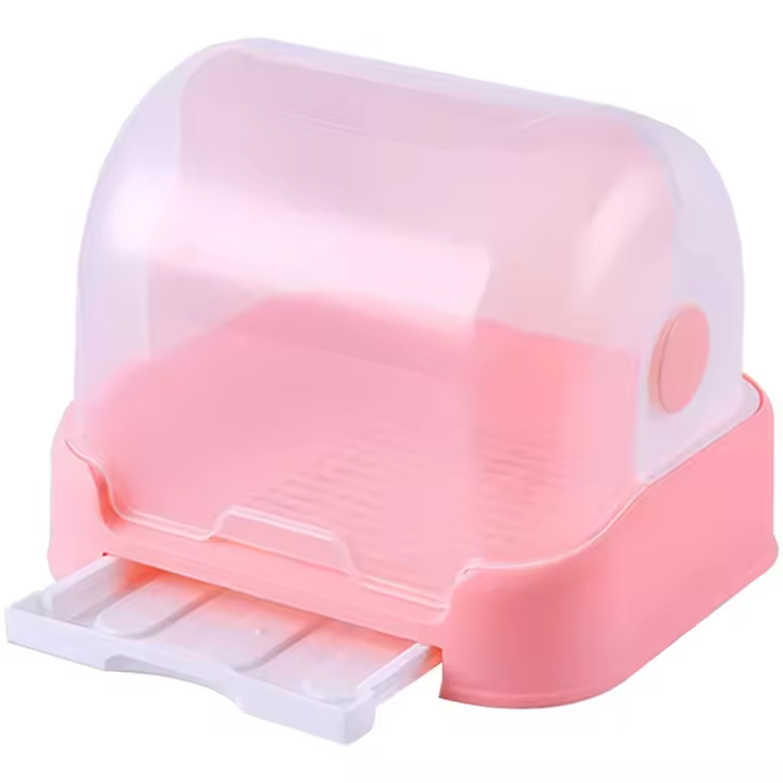 Estante de secado de botellas de agua, nebulizador de terrario para botellas de bebé, accesorios, contenedores de vidrio para secador, soporte, caja de almacenamiento A - 1