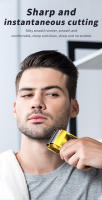 Afeitadora eléctrica portátil para hombres, recortadora de barba, herramientas de peinado de peluquería, máquina de corte de pelo profesional - details 3