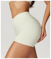 Pantalones Cortos de Yoga de Nylon Suave Cintura Alta para Entrenamiento y Ciclismo - details 8
