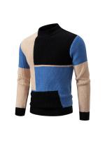 Suéter cálido de punto para hombre, Sudadera con capucha de moda para Otoño e Invierno - details 11