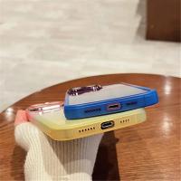 Funda de teléfono transparente de arcoíris degradado de lujo para iPhone 16 Pro Max 15 14 13 12 11 X XR XS Plus cubierta protectora de cámara a prueba de golpes - details 10