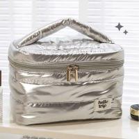 Bolsa de aseo grande para maquillaje, bolsa de almacenamiento portátil, organizador de viaje - details 15
