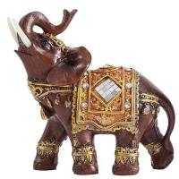 Estatua dorada de la suerte, estatuilla de riqueza, regalo, decoración del hogar, escultura de elefante Feng Shui - details 44