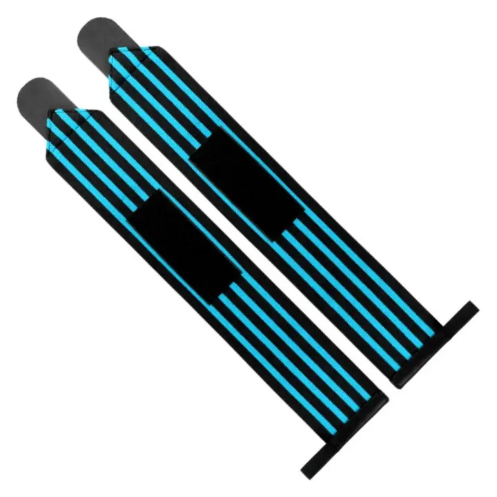 Muñequera de soporte para muñeca, muñequera de levantamiento de pesas para entrenamiento de gimnasio, Vendaje deportivo con lazo para el pulgar, correas de sujeción, envolturas para muñeca, 1 par - 1