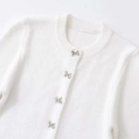 Cardigan de Punto para Mujer Ouwu Cuello Redondo, Mangas Cortas, Moda de Alta Calidad - details 4