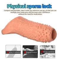 Leten Extender Sleeve Retraso Eyaculación Agrandamiento del pene para hombres Pareja gay Productos de juguetes sexuales Anillo - details 1