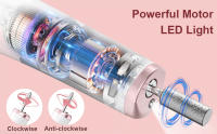 Kit Profesional de Manicura y Pedicura sin Cable Set Eléctrico Portátil para Cuidado de Uñas Recargable - details 2