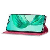 Funda de piel de becerro con textura de piel y cierre magnético para Honor X8b 4G - details 1