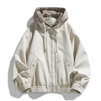 Outdoors Casual Versatile Men Tops Autumn Winter Comfort Solid Breathable Coats New Loose Big Pocket Hooded Leather Jacket Men - details 4