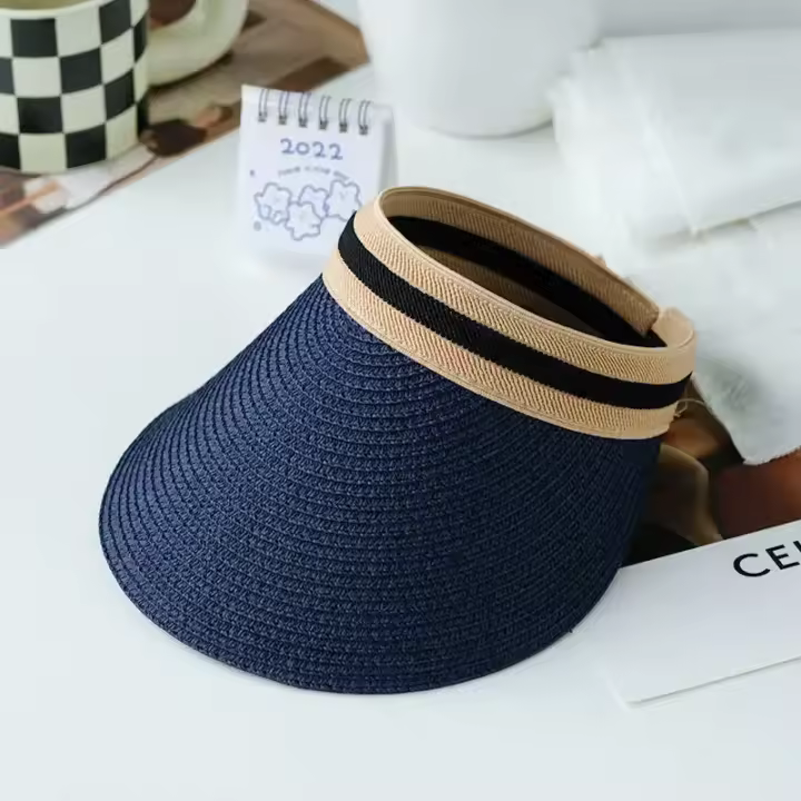 Gorra de Playa para Mujeres con Sombrero de Visera Anti-UV Gorra Casual de Verano para Madre del 2024 Protección Solar para al Aire Libre - 1
