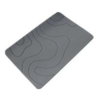 Alfombra de baño de piedra de diatomea Alfombra antideslizante para puerta de inodoro, estera de ducha de piedra de diatomea de secado rápido, alfombra absorbente de diatomea para interior - details 18