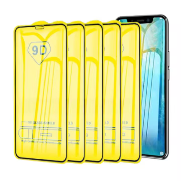 Protector de pantalla de vidrio templado 9D, para IPhone 14, 13, 12, 11 Pro Max, X, XR, XS Max, 7, 8, 6S, 14 Plus, 2-5 unidades - 1